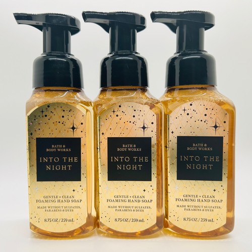 3-Pack Bath & Body Works INTO THE NIGHT Gentle Foaming Hand Soap 8.75 fl.oz - Picture 5 of 9