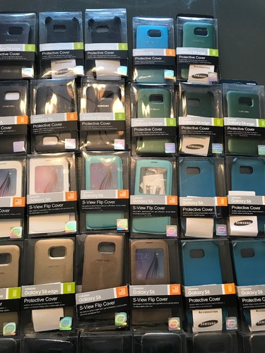 Samsung Protective Galaxy S6, S6 Edge, S-Video Flip LOT - Assorted Colors - Picture 5 of 6