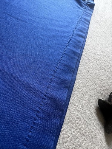 Vintage 70s Cheerleader Cadets Shirt L Large Single Stitch Eisenhower Blue - Picture 3 of 11