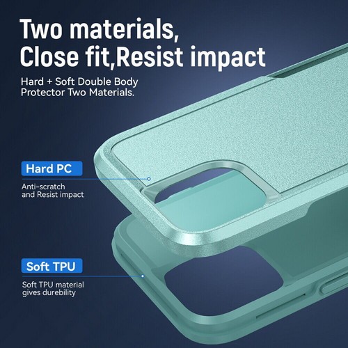 Commuter Series Shockproof Hybrid Case Cover For iPhone 11 12 13 14 15 16 7 8 XS - Picture 19 of 81