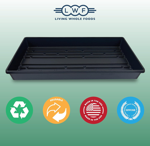 10 Plant Growing Trays (No Drain Holes) - 20" X 10" - Perfect Garden Seed Starte - Picture 8 of 12