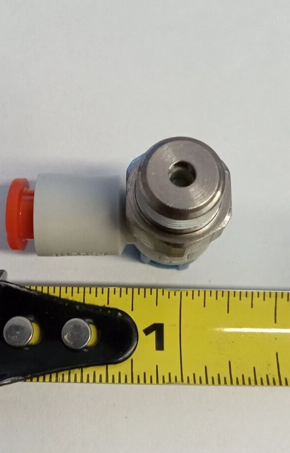 SMC AS2211F-N01-07SA 1/4"x1/8"NPT push-to-connect speed controller **10-pack** - Image 3 of 4