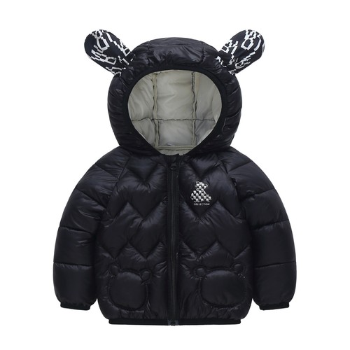 Toddler Baby Boys Girls Winter Coat Little Bear Hooded Padded Jacket Outwear - Picture 5 of 21