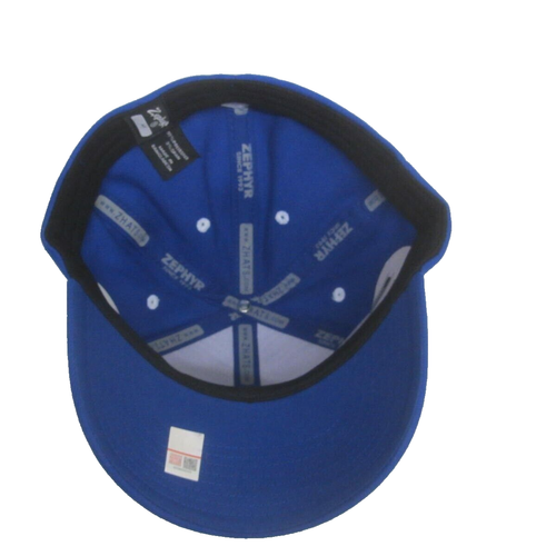 Duke Blue Devils Blue Stretch Fitted Hat By Zephyr, Size M - Picture 4 of 4
