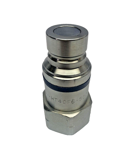 HT40F6 Dixon 1/2″HT-Series Flushface Female Threaded Plug 1-1/16"-12, 5000PSI - Picture 2 of 7