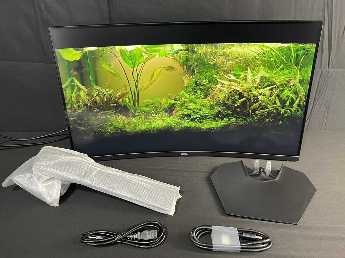 ディスプレイ・モニター本体 Dell 32 Curved Gaming Monitor S3222HG Dell S3222HG 32'' FHD 165Hz Curved Gaming Monitor, 1800R