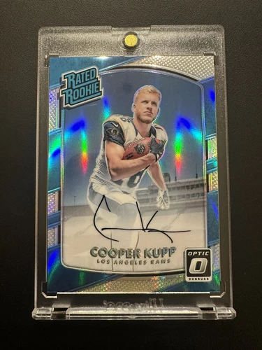 2017 Donruss Optic Cooper Kupp Auto RC SP /99 Holo Silver Prizm Rated Rookie🔥!!