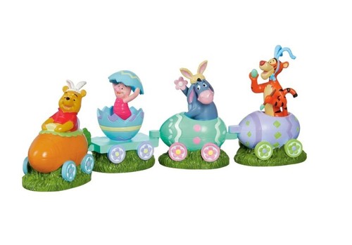 Juego de luces y música 13 piezas Disney Mickey Minnie Mouse Easter Spring Village NUEVO - Imagen 5 de 5