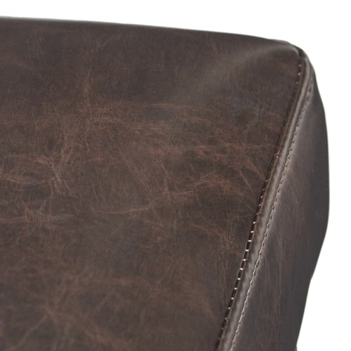 Set of 2, 26.25" Upholstered Counter Height Barstools with Nailhead Trim, PU - Picture 16 of 17