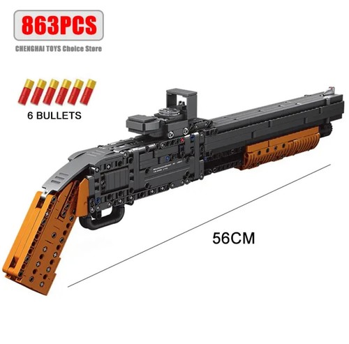 Building Blocks MOC 24001 Winchester Model M 1897 Military Gun Toy Set Gift - Picture 7 of 12