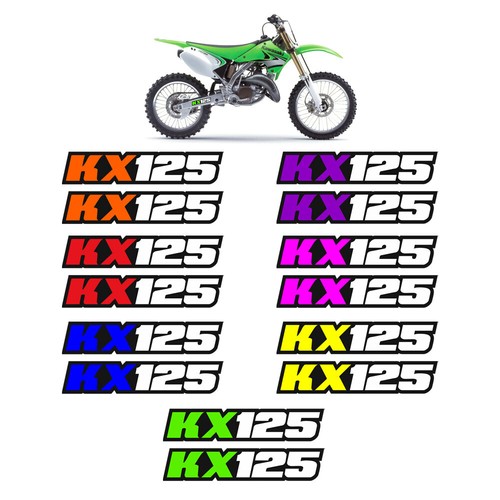 For 1974-2005 Kawasaki KX125 Accessories Swing Arm Decal Sticker Graphics Kit - Picture 2 of 16