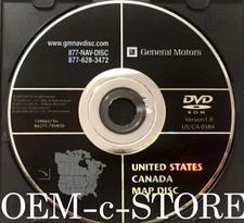 CADILLAC GMC CHEVROLET HUMMER NAVIGATION DVD CD DISC 15906573U DISK GPS MAP 1.0
