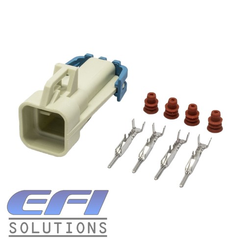 4 Pin Connector Common To Late GM Oxygen Sensors "MALE" - Picture 2 of 2