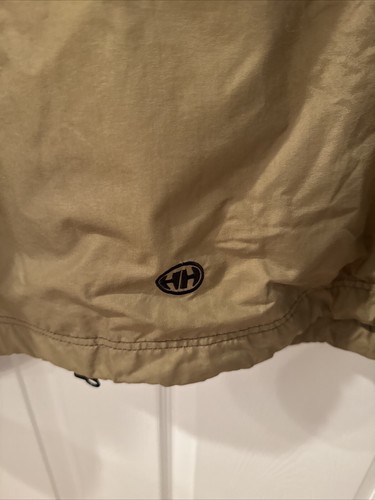 Helly Hansen Tech Performance Men XL Hooded Waterproof Jacket Tan - Picture 7 of 10