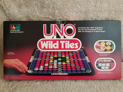 Vintage 1983 Uno Wild Tiles Brettspiel Strategie komplett - Bild 2 von 6