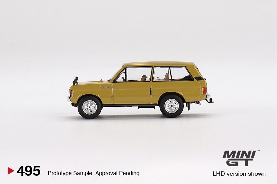 MINI GT レンジ ローバー 1971 バハマゴールド チェイスカー Mini GT 1:64 Range Rover 1971 British Trans-Americas