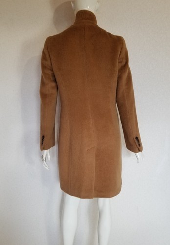 Windsor schlichter, edler femininer Alpaka Mantel Blaser Mantel Kamel Braun - Bild 6 von 15