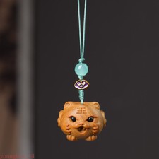 Sculpture Miniature Animal Model Cute Zodiac Tiger Keychain Pendant Decoration