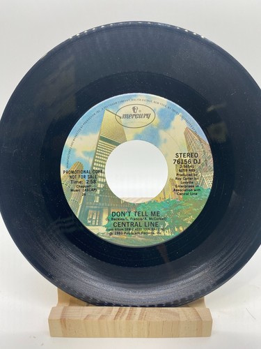 CENTRAL LINE Don't Tell Me MERCURY 76156 PROMO 45 7" VINYL - Imagen 2 de 2