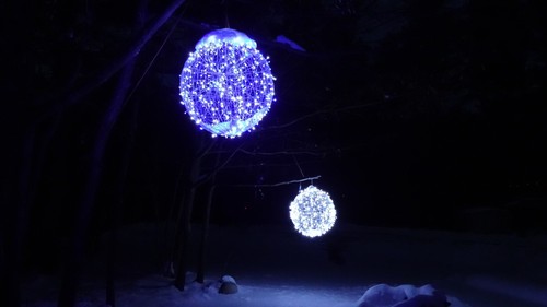 30" LED beleuchtete Kunst Landschaft Kugel Dekoration Display handgefertigte Kathedrale - Bild 1 von 8