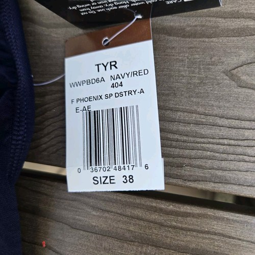TYR Phoenix Wasserball Damen Breakaway Anzug Reißverschluss Einteiler Schwimmen Gr. 38 Neu - Bild 3 von 5