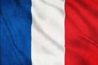 France Tricolour Flag, Drapeau Français, Image on a Metal Sign
