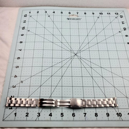 GENUINE VINTAGE SEIKO STAINLESS STEEL 20MM SILVER MEN'S WATCH BRACELET BAND - Picture 9 of 10