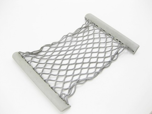Mercedes-Benz A2038100049 7E53 Gray luggage net for rear trunk trim C-Class ... - Foto 3 di 7