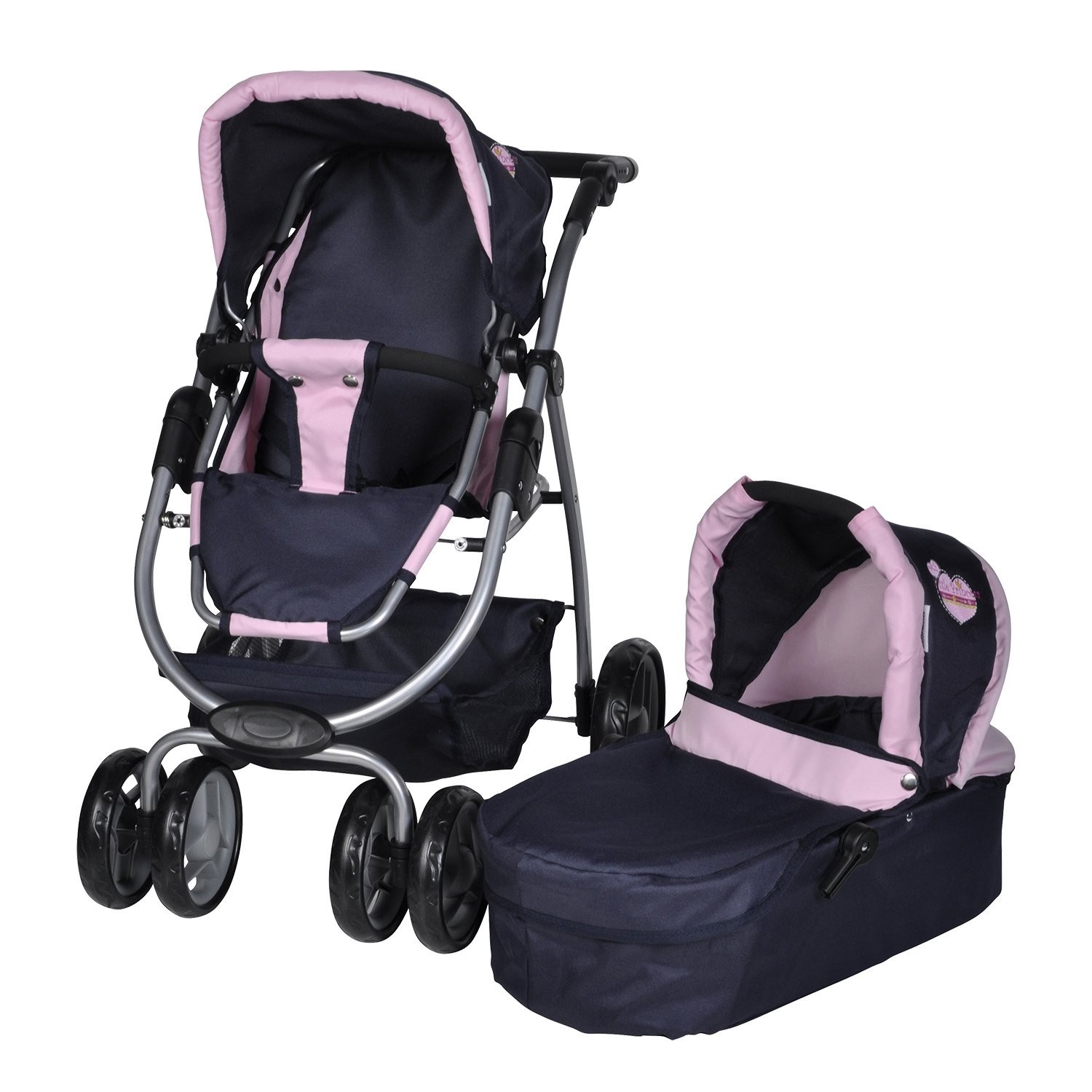 Knorrtoys 90794 Coco combi doll pram (Blau) Knorrtoys 90794 Coco combi doll pram (Blau)
