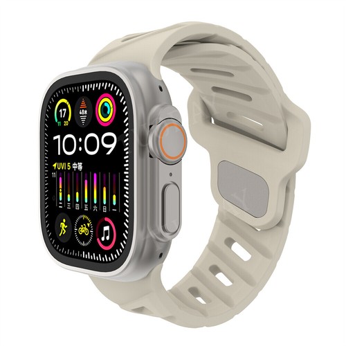 Sport Silikon Armband Für Apple Watch 10 9 8 7 6 5 SE Ultra2 42/44/46/49mm Strap - Picture 7 of 43