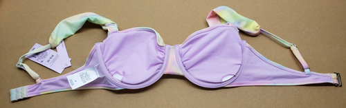 Women's Wild Fable Multi Swirl Size M (8-10) Mesh Overlay Underwire Bikini Top - Picture 6 of 8