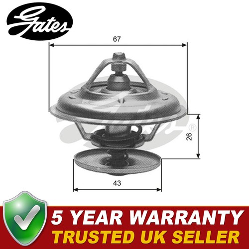 Gates Coolant Thermostat Fits Jeep - TH13380G1 - Picture 1 of 6