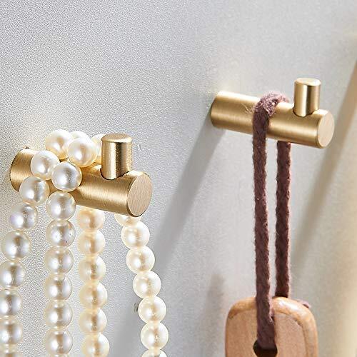 4 Pack Wall Hooks Decorative Hooks Gold Hooks Decorative Wall Hooks Gold Towel H - Picture 7 of 9