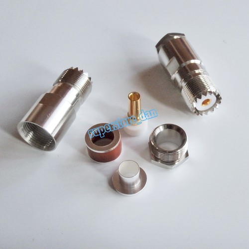 Gniazdo UHF SO239 SO-239 Zacisk do RG8 RG213 RG165 LMR400 Kabel Złącze RF - Zdjęcie 5 z 8