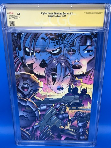 Cyberforce Limited Series #1 - Image -CGC SS 9.8 NM/MT -Signed by Marc Silvestri - Picture 4 of 4
