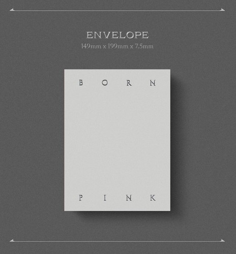In Stock! BLACKPINK ALBUM BORN PINK BOX SET Gray Ver Kpop Sealed+POB Photo Card - Picture 6 of 12