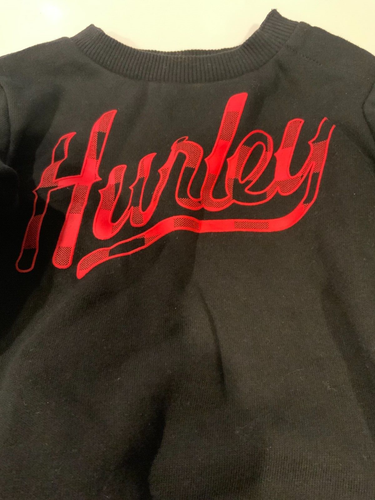 Hurley Boys' Pullover Sweater, Style# 583863-023, Size 9M, Color Black - Picture 4 of 6