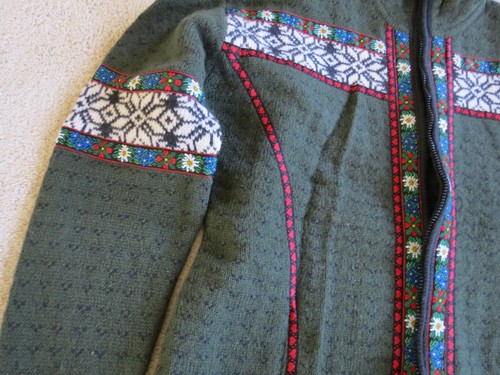 Maglione donna Obermeyer Anika lana XL scandinavo fiocco di neve - Foto 4 di 22