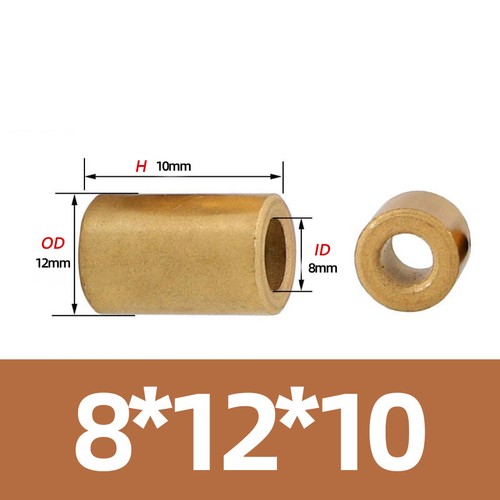 Metric Oilite Plain Bronze Sintered Bearing Bushes Series 3-60mm ID-High Quality - Picture 22 of 82