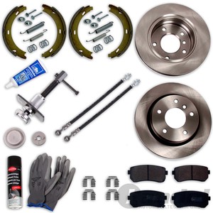 Handbremsbacken Feststellbremse Zubehör für hinten Hinterachse Hyundai i20