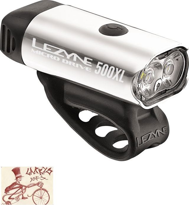 LEZYNE MICRO DRIVE 500XL POLISH BICYCLE HEADLIGHT LEZYNE MICRO DRIVE 500XL POLISH BICYCLE HEADLIGHT