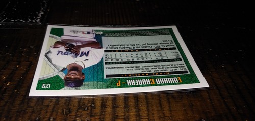 064: 2022 Topps Finest Flashbacks Edward Cabrera #129 Miami Marlins, RC, Rookie - Picture 9 of 10