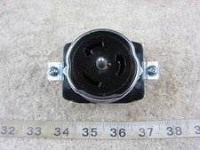 Hubbell HBL CS8369 50A 250V 3  Twist-Lock Receptacle Non-NEMA w Screw, Used