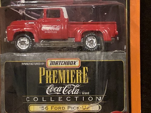 MATCHBOX 1998 PREMIER COLLECTION '56 Ford Truck COCA COLA SERIES 1 MOC - Picture 2 of 6