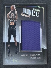 2018-19 Noir ROOKIE JUMBO MATERIAL 88/99 Mikal Bridges Villanova - Phoenix Suns