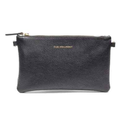 ELIE BEAUMONT - Beuteltasche / Pouch Bag / Ledertasche ''Black'' - EBB5023-1