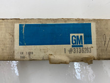 1958-1960 Chevrolet Corvette Nos Chrome License Plate Bumper Bar Bracket Trim