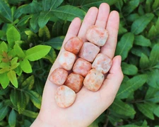 Sunstone Tumbled Stones: 1/4 lb Bulk Lot Medium (Premium Quality 'A' Grade) 4 oz