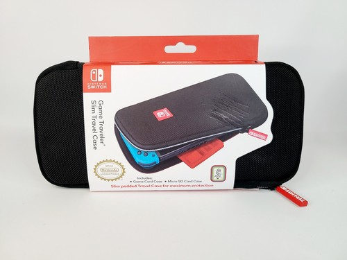 Nintendo Switch Game Traveler Slim Travel Case Game Card Case Black NEW - Picture 1 of 4