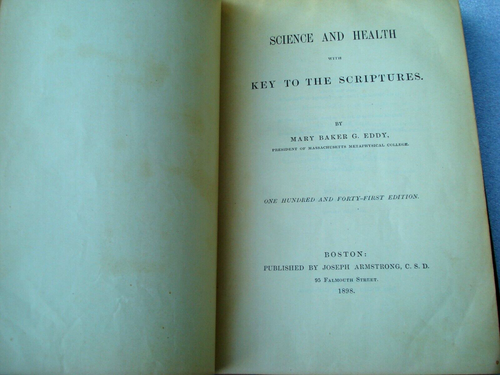 1898 WISSENSCHAFT & GESUNDHEIT mit Schlüssel zur Schrift Mary Baker Eddy Christliche Wissenschaft - Bild 11 von 19